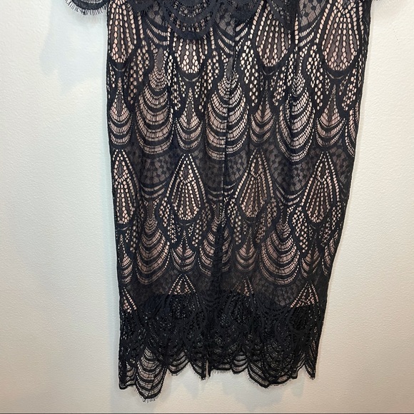 DRESS THE POPULATION Black Lace Dress - Picture 11 of 16